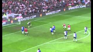 Paul Scholes goal vs Blackburn 31032007 [upl. by Eckblad]