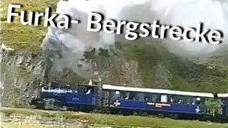 Erlebnisreiche Fahrt auf der FurkaBergstrecke [upl. by Madoc752]