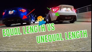 The Ongoing Debate UnEqual Length vs Equal Length BRZFRSGT86 exhaust [upl. by Etta618]