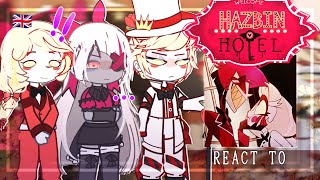 Hazbin Hotel react to Alastor amp Charlie Morningstar  TikTok  Gacha Club [upl. by Rehm]