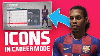 Using FIFA 20 Icons in Career Mode [upl. by Atterys]