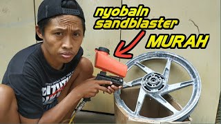 REVIEW SANDBLASTING PENYEMPROT PASIRSANDBLASTER [upl. by Ddej]