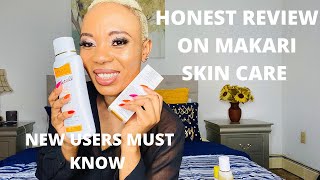 HONEST REVIEW ON MAKARI SKIN CARE  NEW USERS MUST KNOW [upl. by Yreffej]