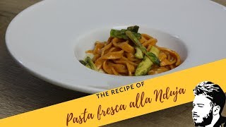 Pasta fresca alla nduja asparagi e crema di patate [upl. by Cave]