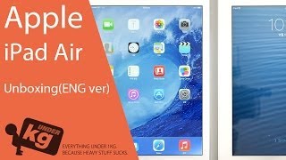 EN Apple iPad Air Unboxing [upl. by Otrevire]