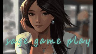 Revisiting Sage gameplay after a lengthy break gamergirl valorant [upl. by Elolcin]