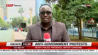 Antigovernment protests Current situation in Nairobi CBD [upl. by Lamok656]