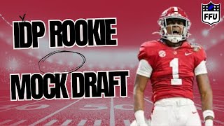 IDP Rookie Mock Draft 10 [upl. by Nelrsa959]