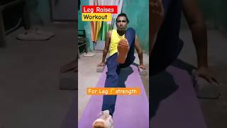 Leg Raises Workout For Leg Strength badalnishad shorts workout [upl. by Abell]