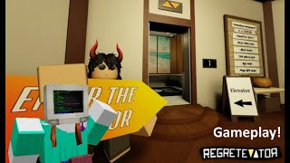 Roblox Regretevator Gameplay Part 6 Old Style Challenge [upl. by Cynara]