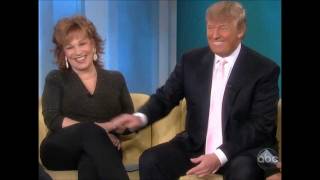 Donald Trump Gropes Joy Behar on The View [upl. by Nasho]