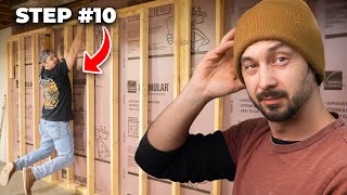 Framing a Basement Wall for Beginners in 2024 [upl. by Debarath362]