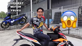 FIRST TIME BAWAK MOTOR RACING 😱 GIVEAWAY MOTOR YSUKU 😍 [upl. by Nimsay]