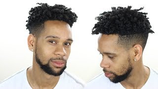 MENS NATURAL HAIR DEFINED WASH N GO TYPE 4 HAIR [upl. by Kono]