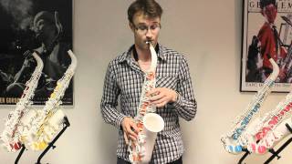 Vibrato Polycarbonate Saxophone Review [upl. by Nyladnohr991]