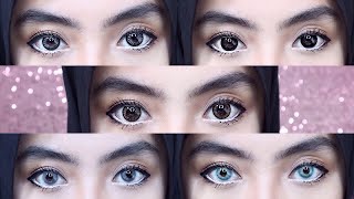 My Softlens contact lens 2017  Shafira Eden [upl. by Ydnahs]