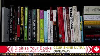 Digitize Your Books Live Stream CZUR SHINE ULTRA GIVEAWAY [upl. by Jere55]