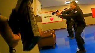 Mesquite police release bodycam footage of officers shooting student who brought gun to school [upl. by Htnamas]