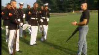 Honor amp Glory Marine Silent Drill Team [upl. by Ettevol755]