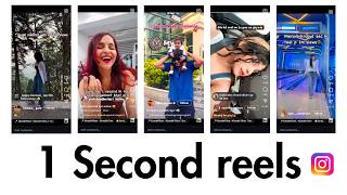 1 Second reel trend Tutorial  How to upload 1 second reel on Instagram 2024 [upl. by Acinomal]