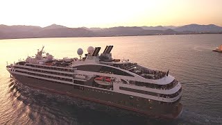 Ponant LAustral  Cruise Ship  Nafplio  Greece  2024 [upl. by Corvese]