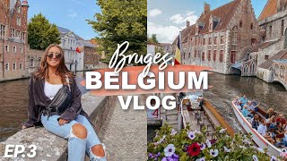 2 days in BRUGES travel vlog the cutest city in belgium  european summer 2022 [upl. by Nanine]