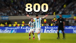 Lionel Messi ● All 800 Goals in Career ● With Commentaries [upl. by Krm]