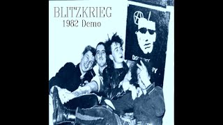 BLITZKRIEG  1982 Demo  UK Punk Demos [upl. by Atalya]