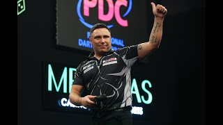 Gerwyn Price MAKES STATEMENT after whitewashing Searle quotAll guns blazing Im here to win thisquot [upl. by Ahsimet]