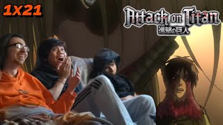 worst plan EVER ATTACK ON TITAN 1x21 Group Reaction [upl. by Mona68]