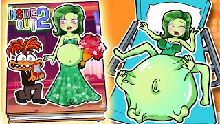 INSIDE OUT PAPER Disgust x Anxiety’s Wedding Prep Drama Disgust x Anxiety Squishy Papier [upl. by Euphemie367]