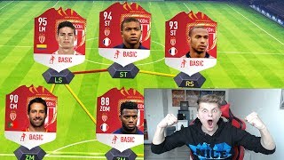 MONACO hätte das BESTE Team in FIFA 19 ohne verkaufte Spieler  Fifa 18 Fut Draft Ultimate Team [upl. by Ahsillek]