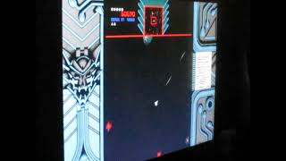 Arcade 1up  Sinistar 107k  on Defender partycade  Hardest setting 9  5 men [upl. by Donahue]