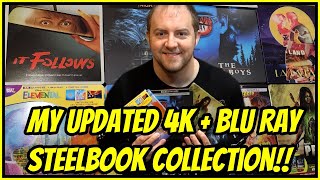 My Complete 4K  BluRay Steelbook Movie Collection 2024 [upl. by Elyl]