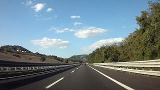 Italy A1 Orte  Valdichiana Autostrada del Sole [upl. by Nnasus802]