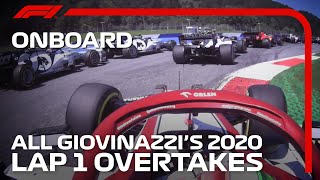 Antonio Giovinazzi Owning Lap 1 in 2020 for Seven Minutes Straight [upl. by Ahsla]