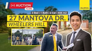 Live Auction  27 Mantova Drive Wheelers Hill [upl. by Nacnud]