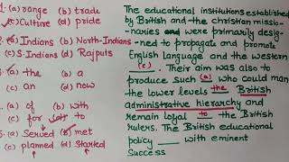 cloze test english tricks  Part3  examples [upl. by Assetak297]