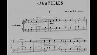 Marie Jaëll  Bagatelles for piano with score [upl. by Teria]