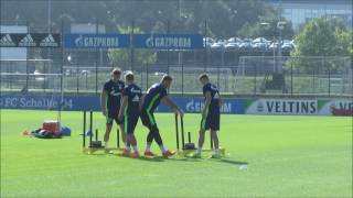 FC Schalke Training 02092016 [upl. by Talbott]