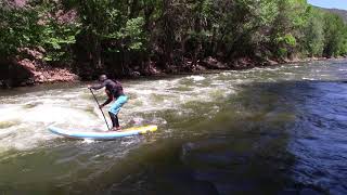 River Running Basics with Mike Tavares  SUP [upl. by Hollah68]