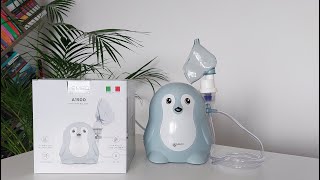 Aparatul de aerosoli cu compresor  Pinguin A1500 Emed nebulizator prezentare si utilizare [upl. by Quincy]