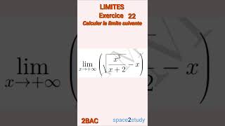 Exercice 22 Limites 2BAC Maths [upl. by Bertie]