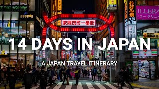 How to Spend 14 Days in Japan  A Japan Travel Itinerary [upl. by Suehtomit]