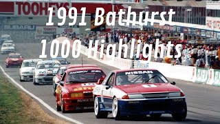 1991 Bathurst 1000 Highlights  Group A Racing [upl. by Aniger]