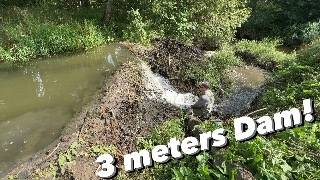 Exhausting Beaver Dam Removal in HOT weather [upl. by Ahsenahs]