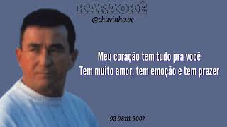 AMADO BATISTA HOMEM DESCARTÁVEL  KARAOKÊ Playback Original com backingvocal [upl. by Emelda]