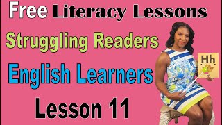 Early Literacy  Reading Writing Sight words Phonics Blending Spelling  Lesson 11 [upl. by Samuelson]