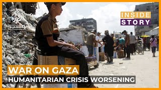 How much worse is the humanitarian crisis becoming in Gaza  Inside Story [upl. by Garrek]