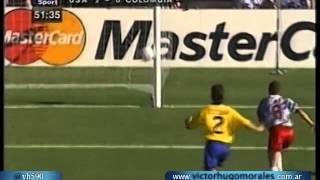 Estados Unidos 2 Colombia 1 Relato Jose Gabriel Mundial 1994 Los goles [upl. by Adelheid]